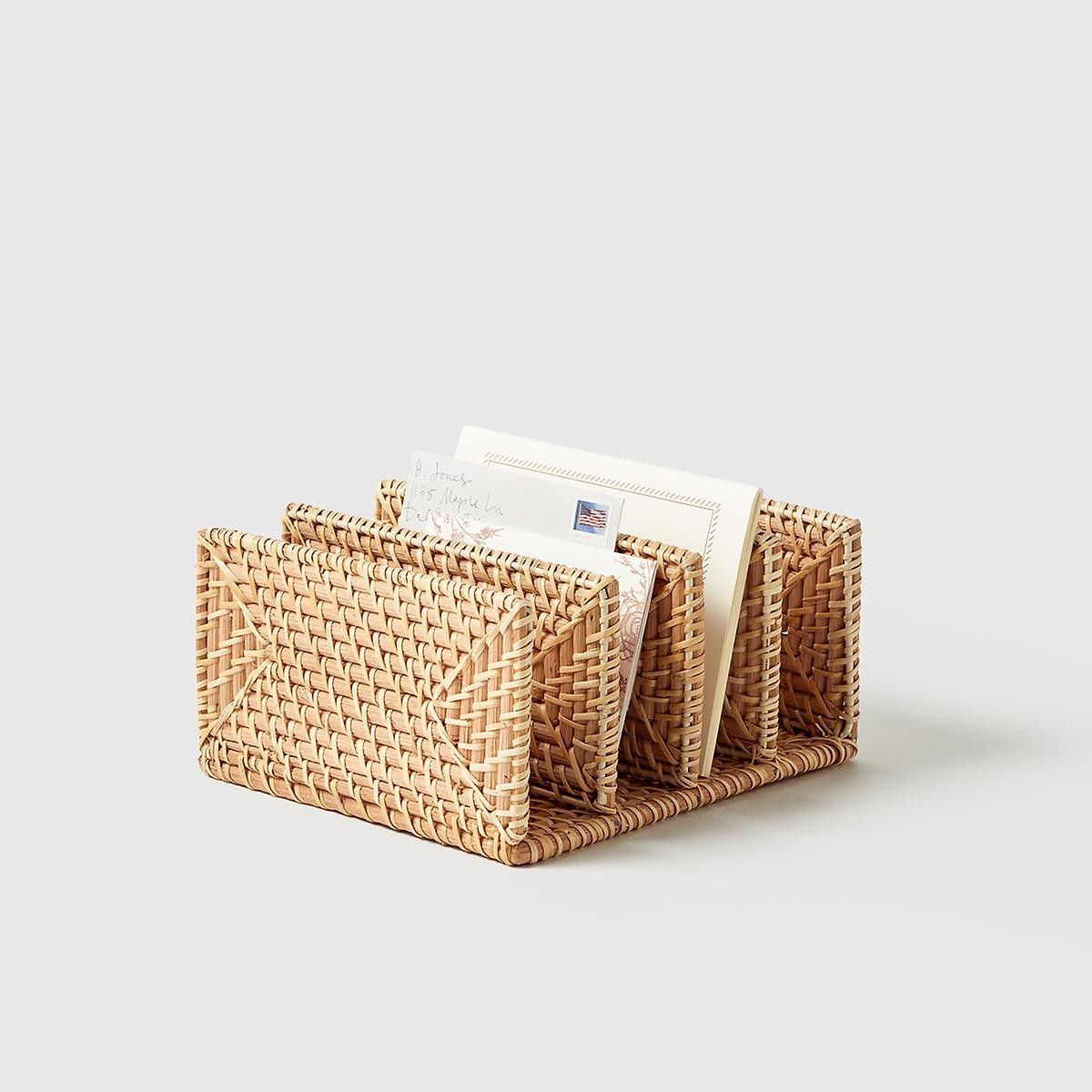 Marie Kondo Ori Rattan Collator | The Container Store