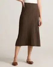 Mongolian Cashmere Midi Skirt | Quince