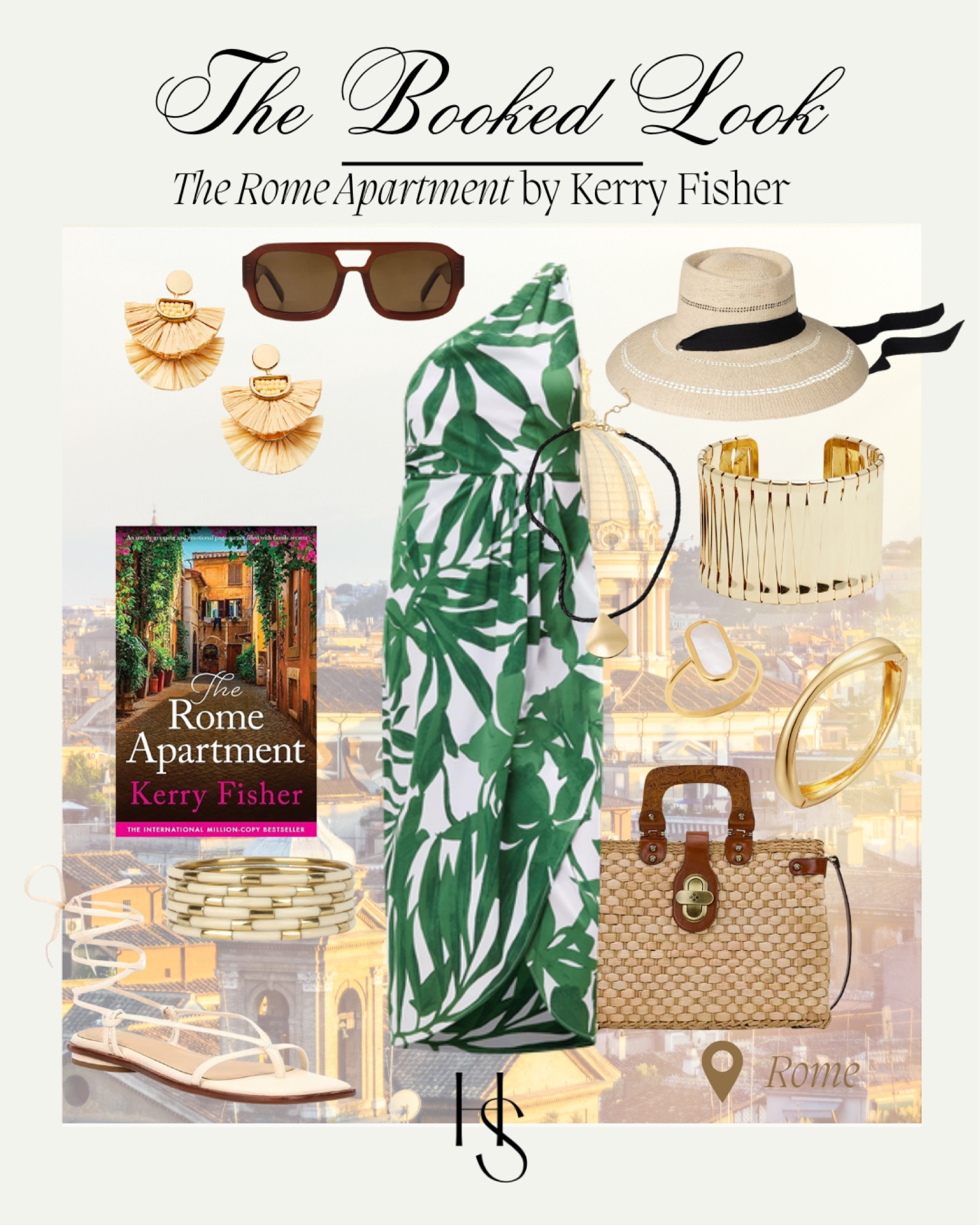 The Booked Look: an outfit for The Rome Apartment - an outfit to explore Italy 