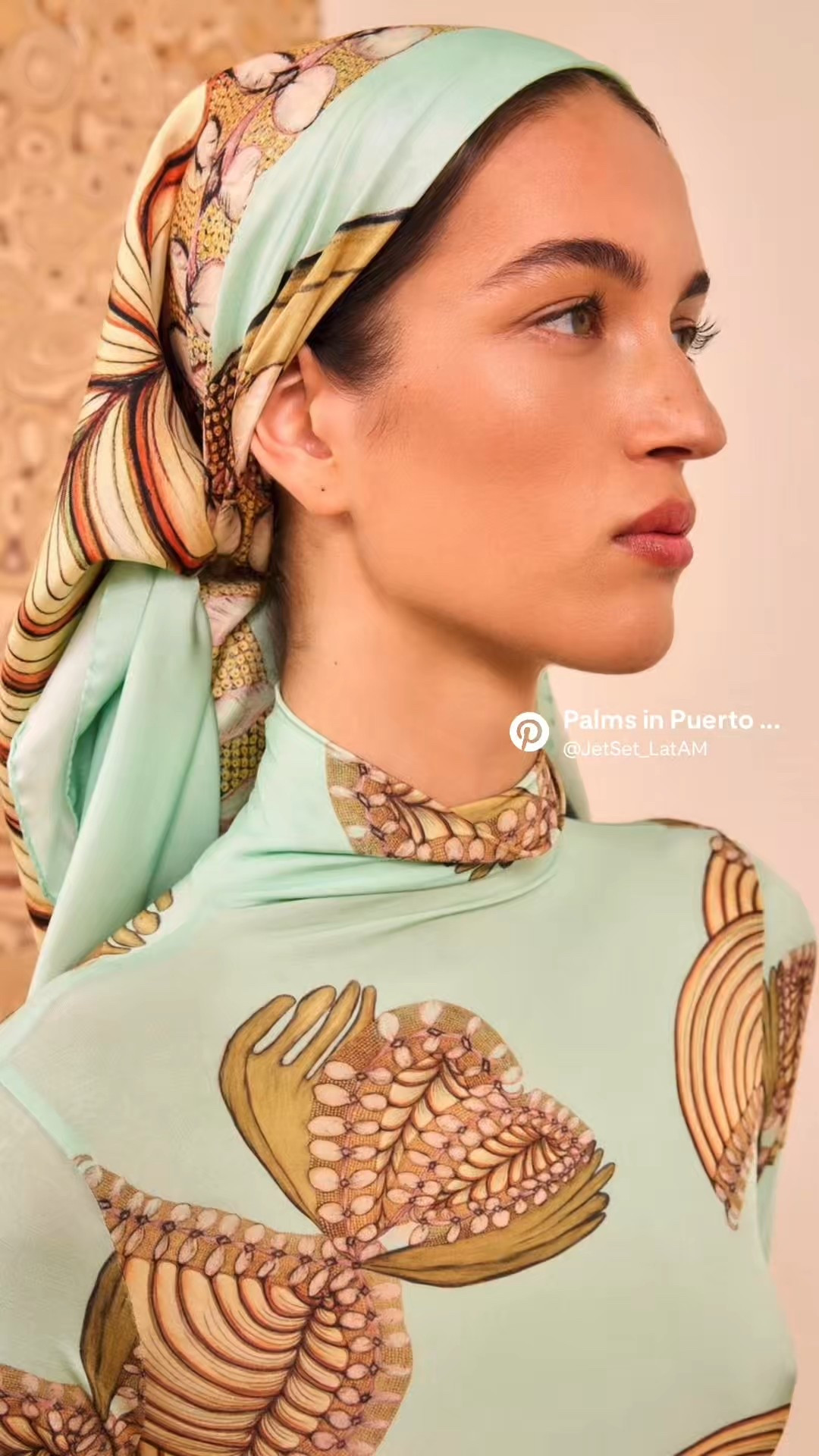 An accessory that feels like wearable art.
The Chiara Scarf – Inner Nature by Ulla Johnson is crafted from silk crepe de chine and features surreal botanical illustrations inspired by artist Anna Zemánková. Light, fluid, and painterly, it’s the kind of piece that instantly elevates simple knits, tailoring, or resort layers.

Tie it at the neck, weave it through your hair, or let it soften a handbag — this scarf adds intention and elegance without overwhelming the look. A timeless investment accessory for travel, city dressing, and quiet luxury wardrobes.

Featured in my Palms in Puerto Rico edit — this one feels especially special.