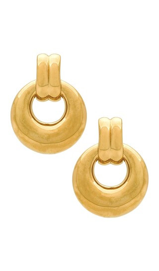 AUREUM Elodie Earrings in Metallic Gold. | Revolve Clothing (Global)