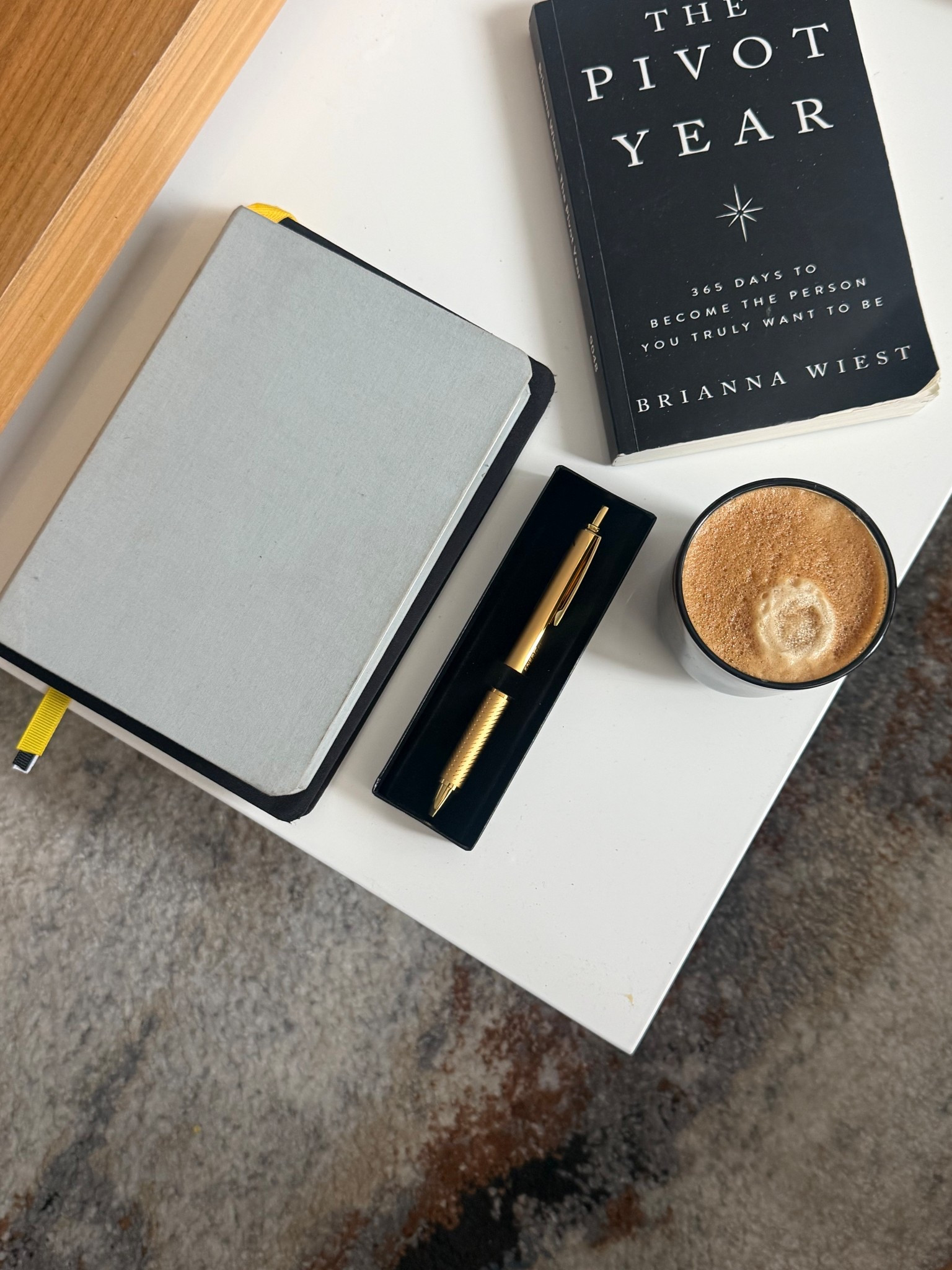 + Baronfig Confidant journal >> my morning set-up 📝☕️