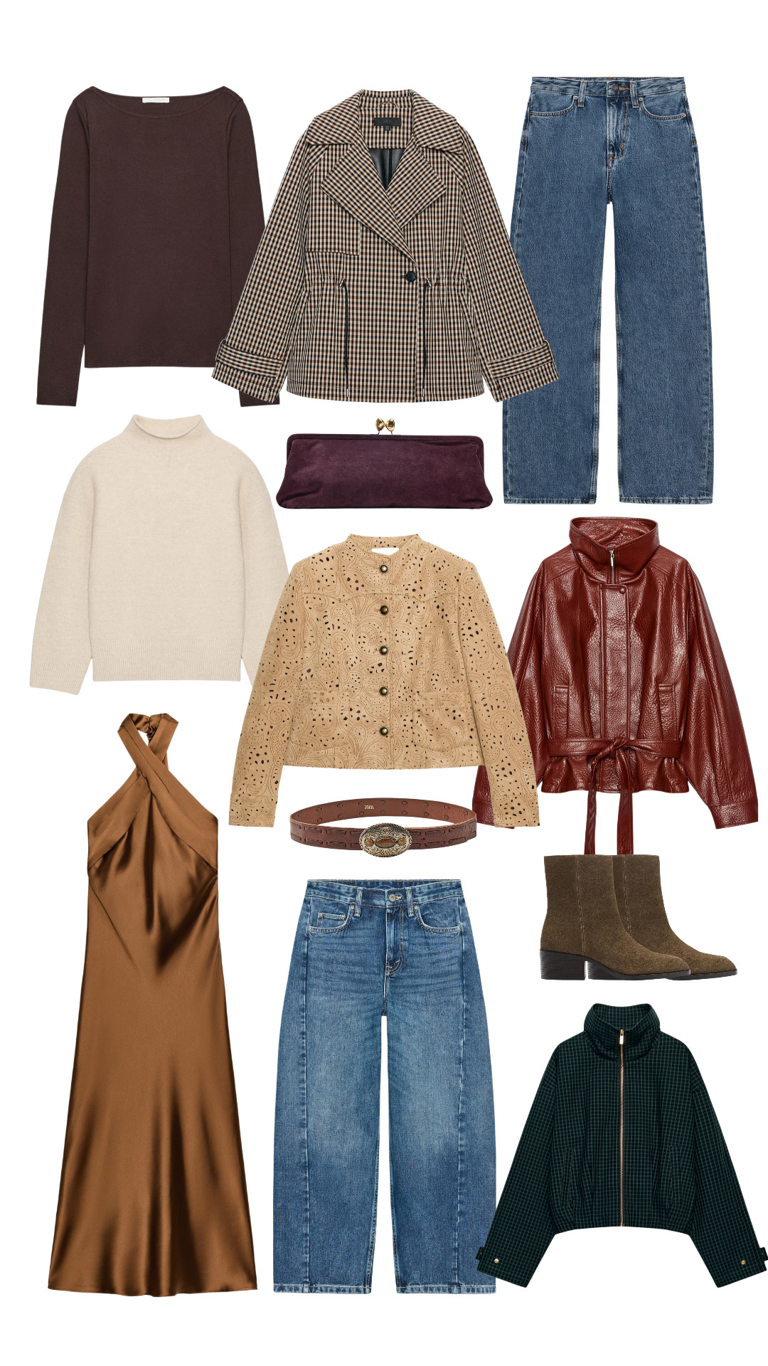 Zara fall finds! 🍂 @Zara 

fall fashion, Zara fall finds, fall capsule wardrobe, elevated casual, leather jacket, suede boots, straight leg jeans, fall layers, western style, outfit ideas

#LTKgrwm #LTKootd #LTKSeasonal