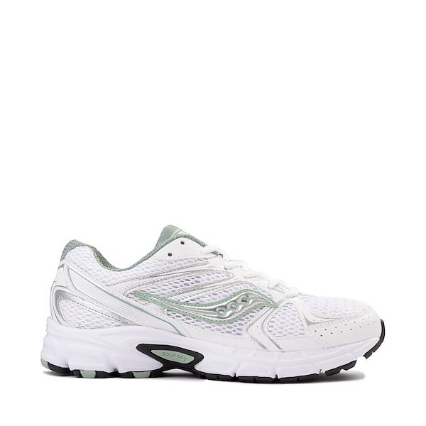 Womens Saucony Ride Millennium Athletic Shoe - White / Sage | Journeys