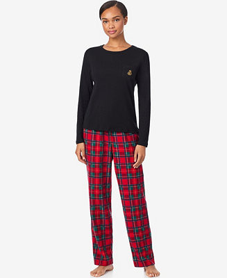 Women's Long Sleeve Pajama Set | Macy's