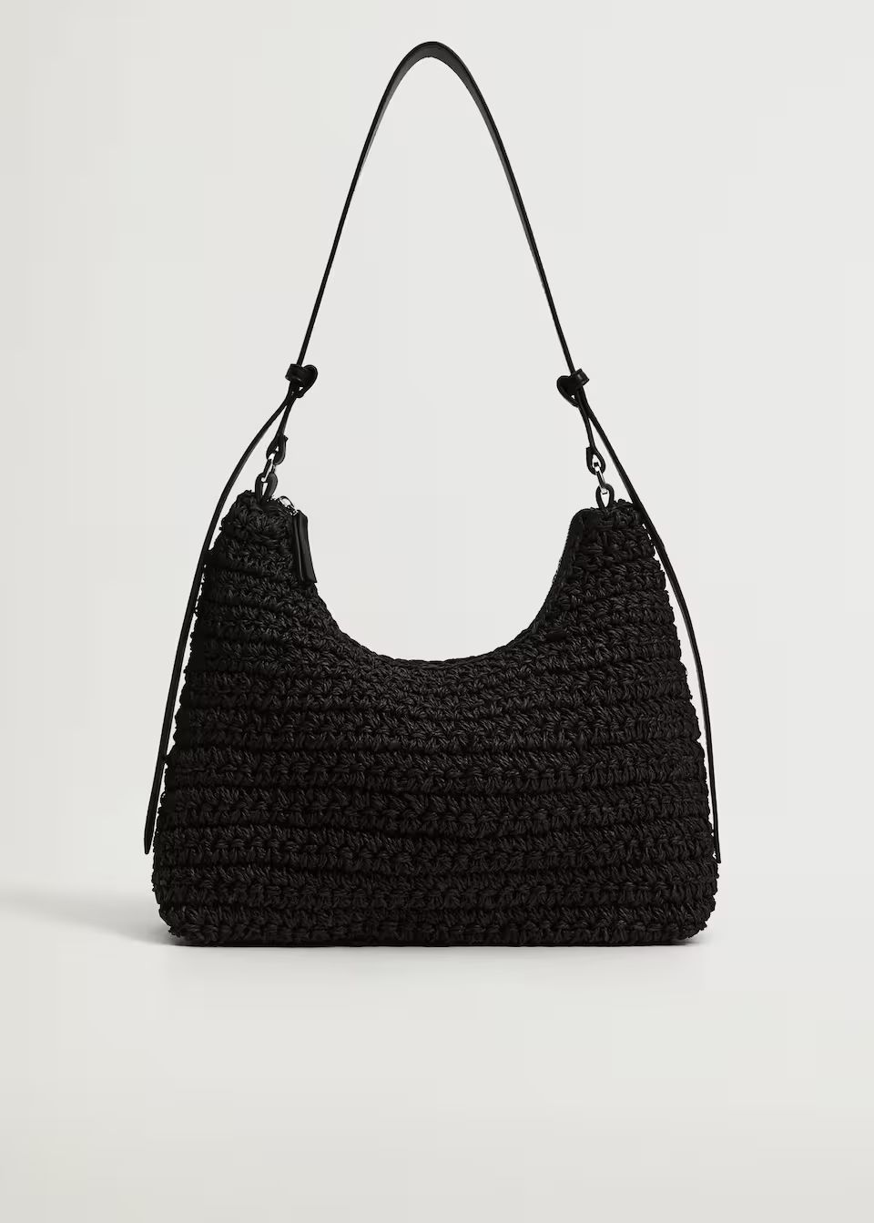 Raffia braided bag | MANGO (US)