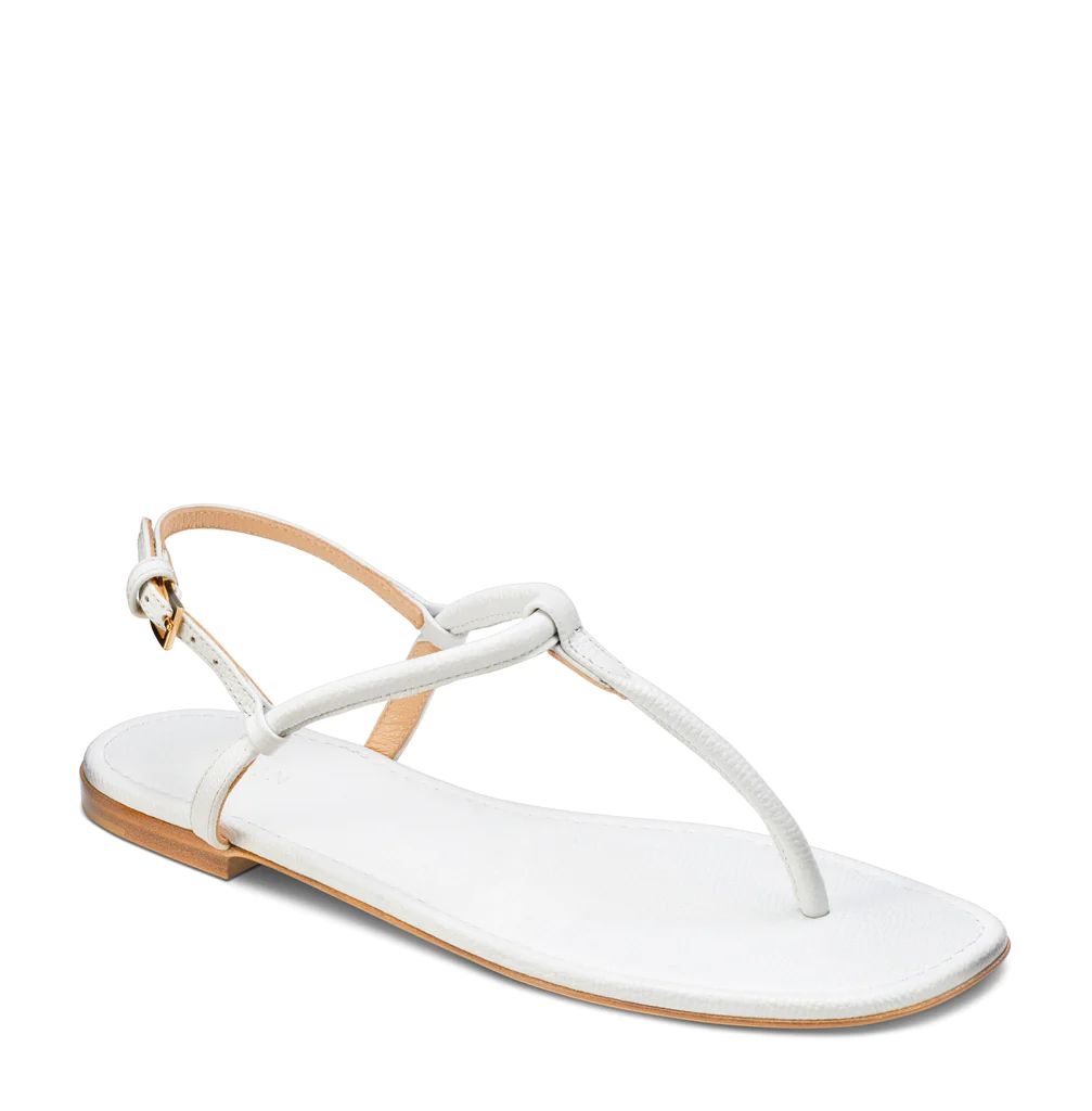 T-Strap Leather Sandal | Over The Moon
