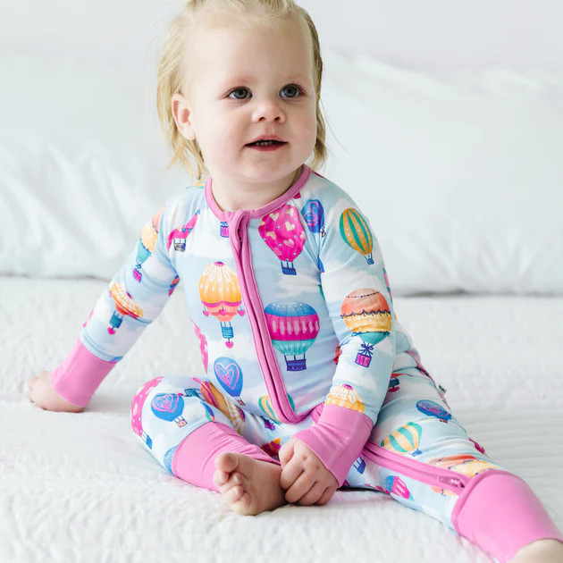 Bamboo Viscose Zip Romper Pajamas | Little Sleepies | Little Sleepies