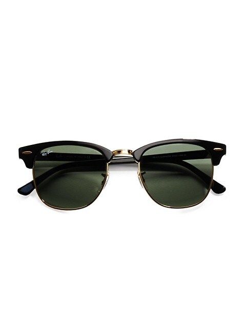 RB3016 51MM Classic Clubmaster Sunglasses | Saks Fifth Avenue
