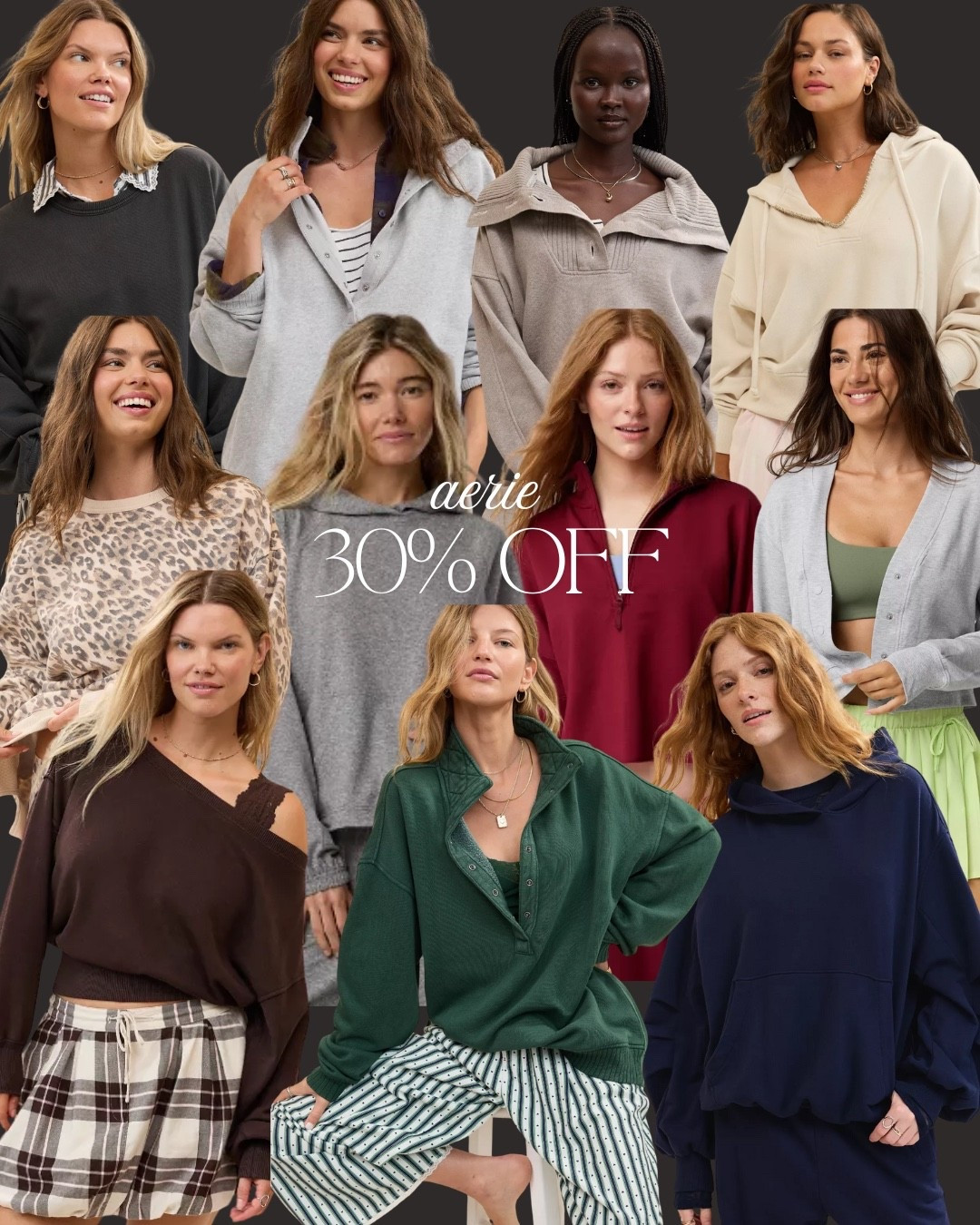 aerie 30% off sweatshirts 

get ready for cooler weather with this great sale 🍁🍂🌰

#LTKSeasonal #LTKStyleTip #LTKFallSale