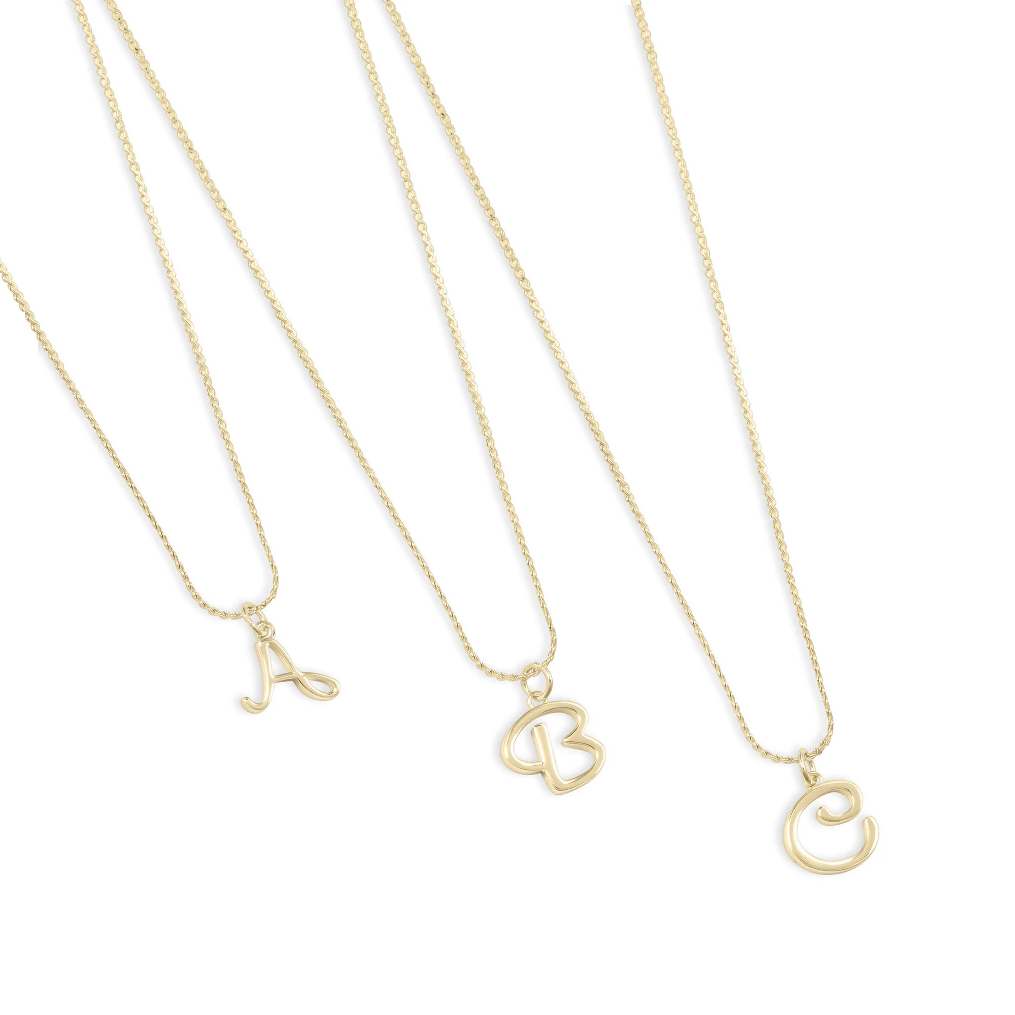 Script Necklace | Electric Picks Jewelry