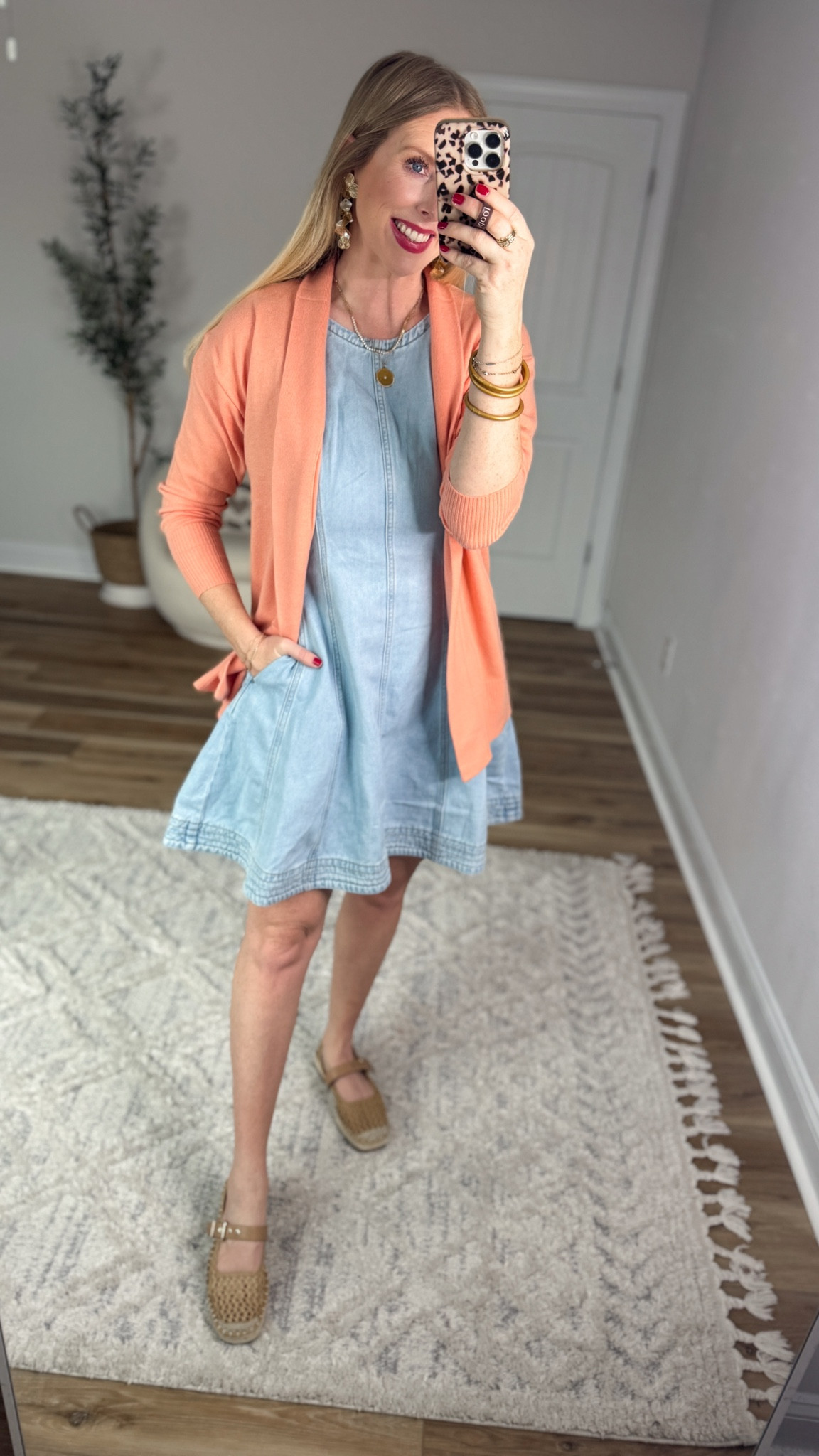 Weekend Walmart Wins try on
Cardigan- small
Denim dresss

#LTKWorkwear #LTKootd