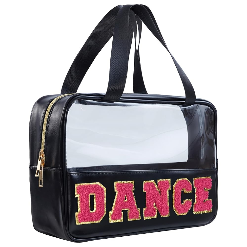 Dance Bag Dace Recital Gifts Clear Makeup Bag Dance Competition Must Haves, Dance Accessories for... | Amazon (US)