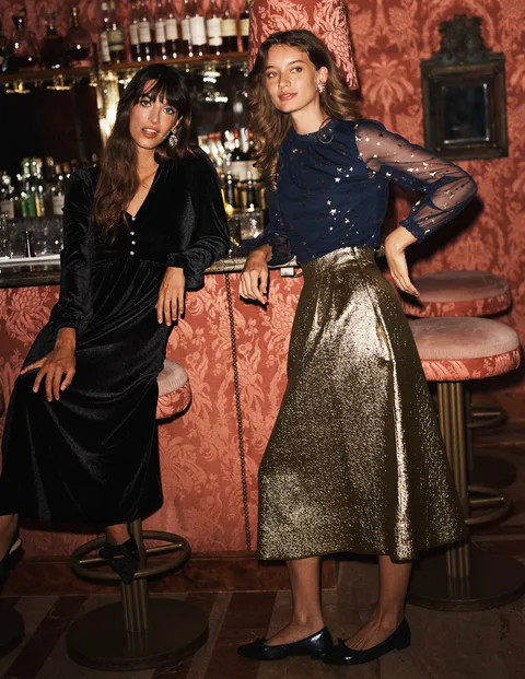 Tulle Blouson Sleeve Top | Boden UK