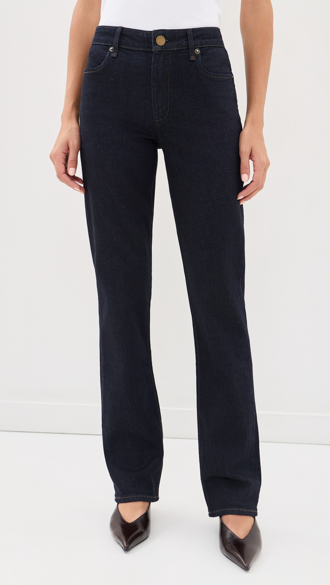 rag & bone Sutton Full Slim Cigarette Jeans Darkrinse 27 | Shopbop