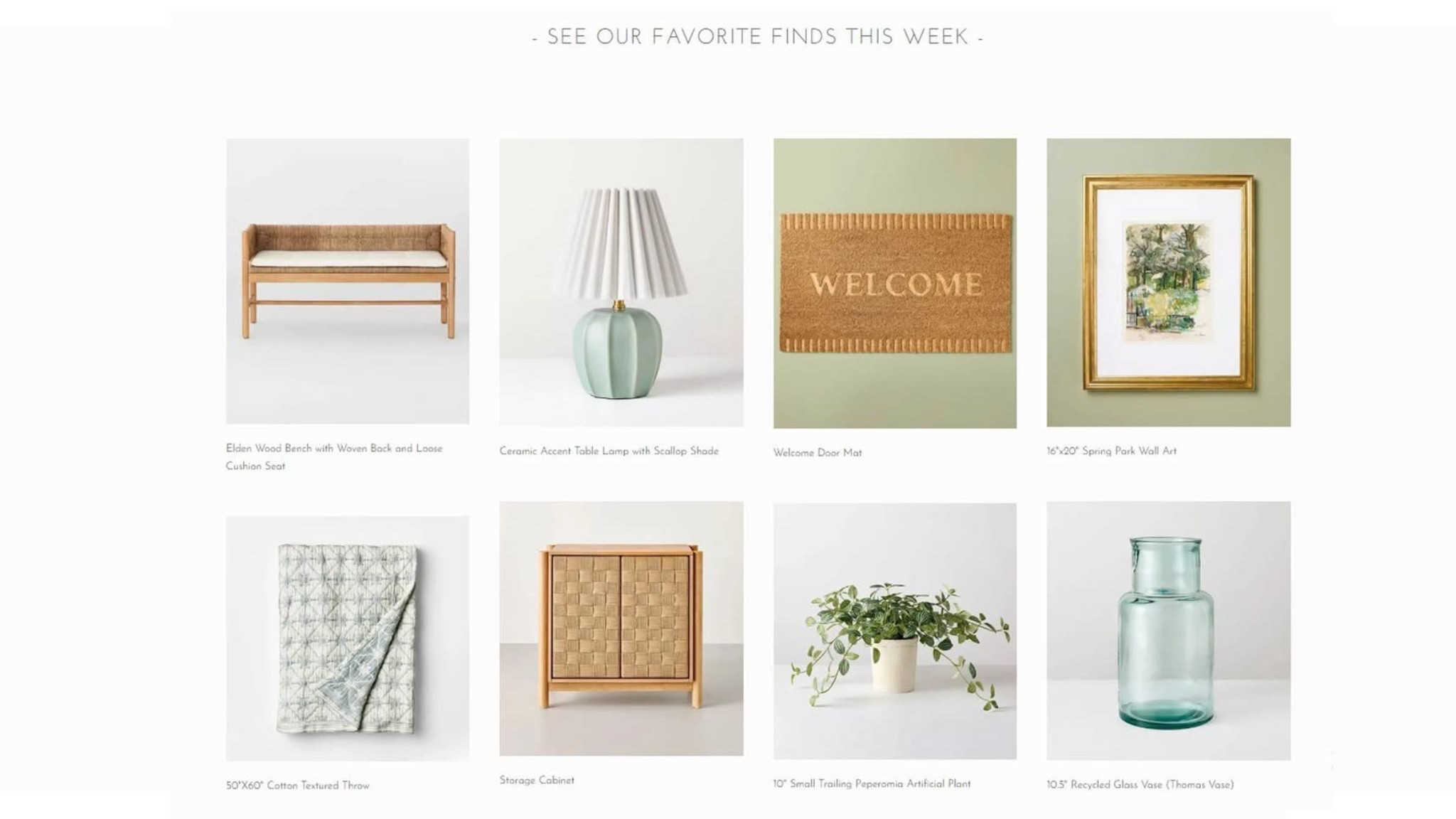 This weeks favorite finds!

#LTKGiftGuide #LTKHome #LTKSeasonal