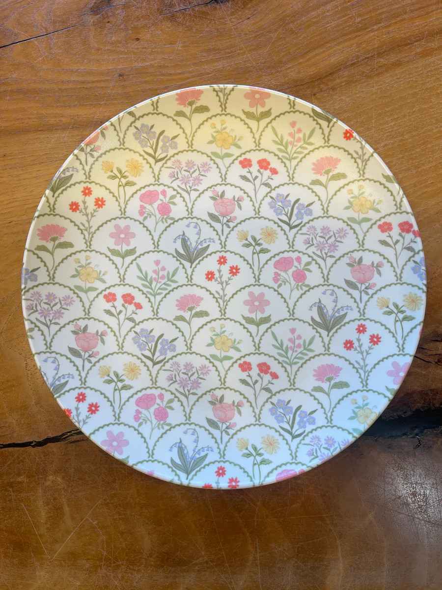 Scalloped Florals Tableware (melamine free) | Lovely Little Things Boutique