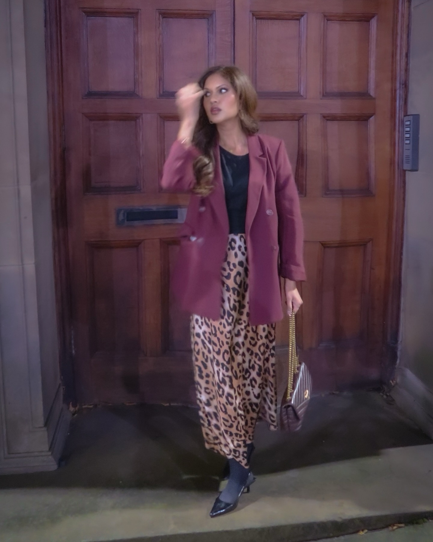 This animal print Satin Maxi Skirt is so stunning is a fall staple you can dress is up or down for a bold statement look. Bag colour linked is black but burgundy in the image 

#LTKstyletip #LTKautumn #LTKeurope