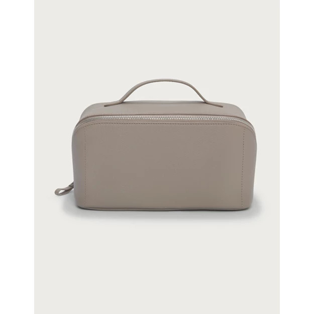 Saffiano Leather Fold Out Make Up Case | The White Company UK & ROW