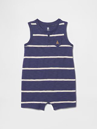 Baby Organic Cotton Shorty One-Piece | Gap (US)