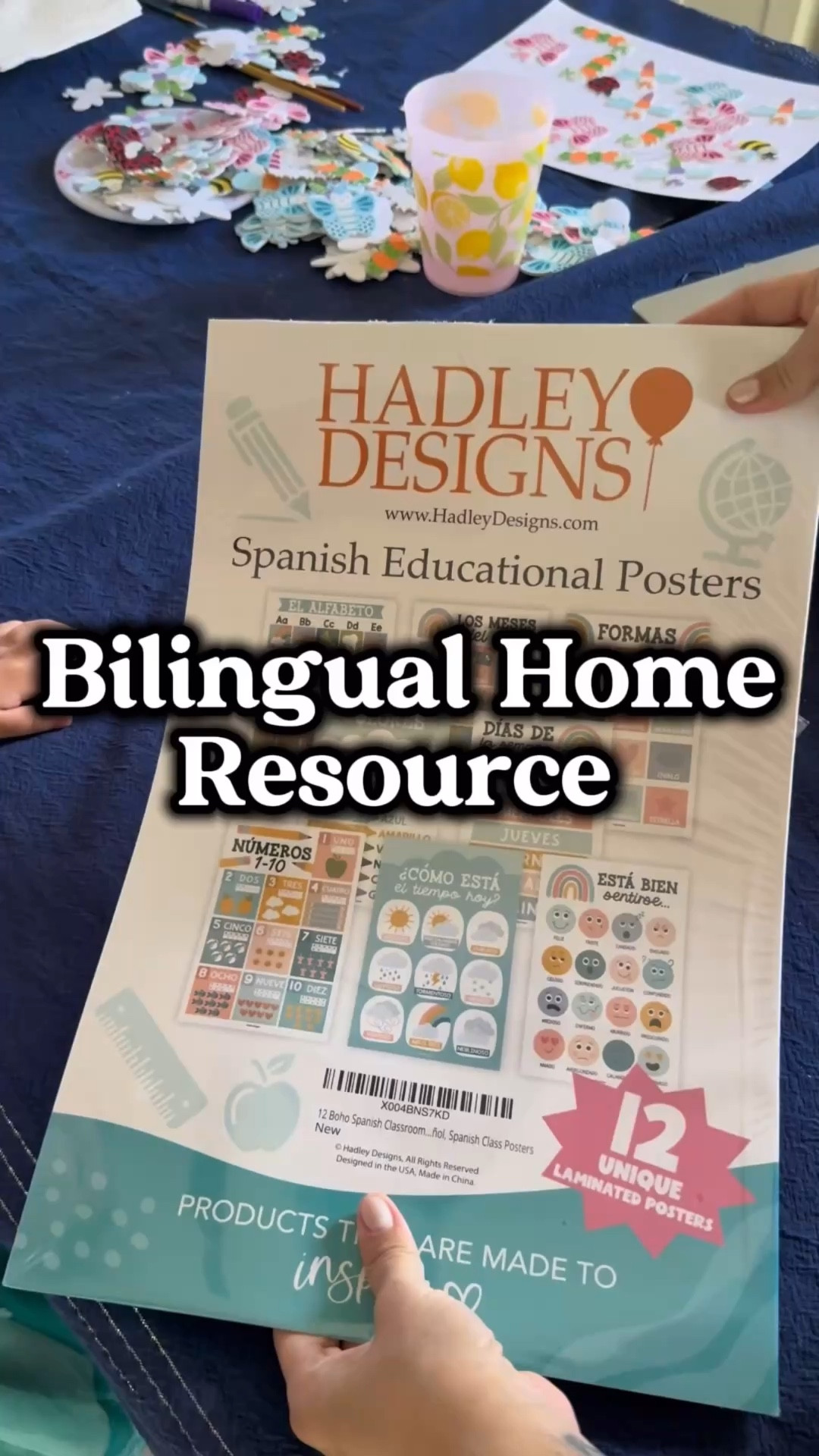 It’s so hard sometimes to find resources in Spanish for my bilingual home. But these @hadleydesigns ones were perfect! 

A cute design & so useful! It has 12 posters with different subjects like days of the week and the time. There’s also the same posters in different designs if you’re thing is not boho. 🫶🏼



#LTKKids #LTKBaby #LTKmomlife