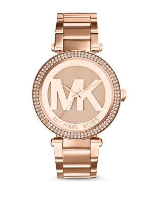 Rose Goldtone Parker Glitz Watch | Lord & Taylor