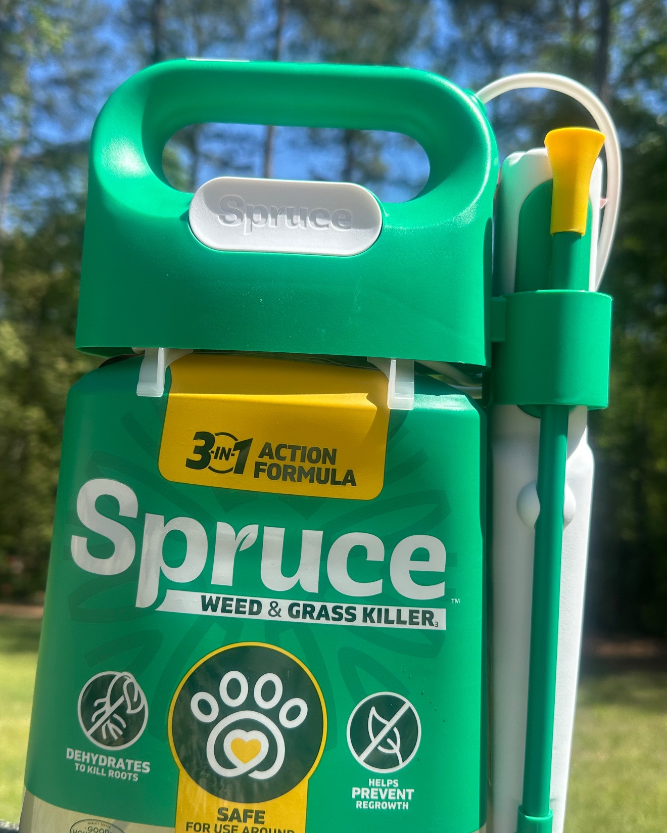 Spruce Weed & Grass Killer to the rescue to get my backyard ready for pool season! Thank you @influenster for helping me get rid of the weeds! 

@influenster @justspruceit #complimentary #Spruce

#LTKSeasonal #LTKHome #LTKActive