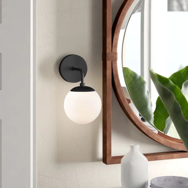Cournoyer 1 - Light Dimmable Armed Sconce | Wayfair North America