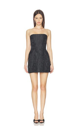 MORE TO COME Chrissie Mini Dress in Black. - size M | Revolve Clothing (Global)