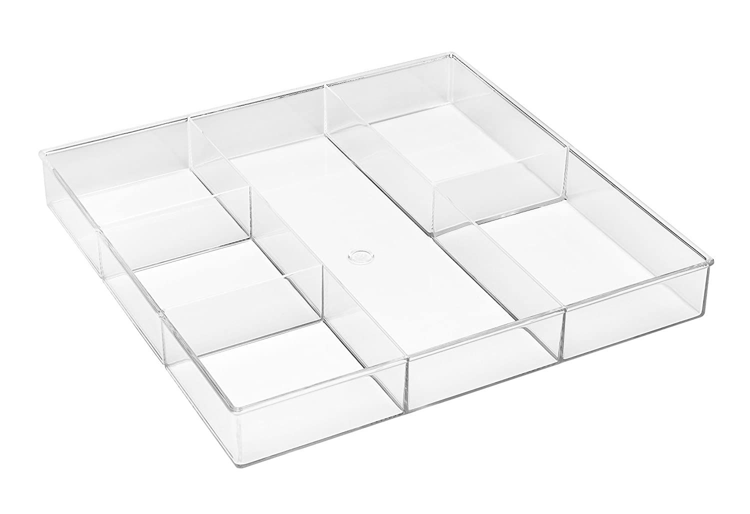 Whitmor 6-Section Clear Drawer Organizer | Amazon (US)
