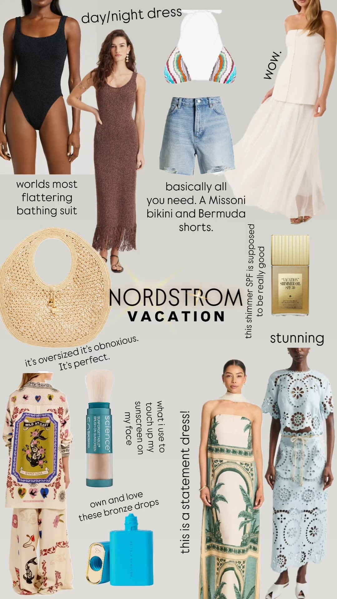 Nordstrom vacation loves 

#LTKTravel #LTKSeasonal #LTKSwim