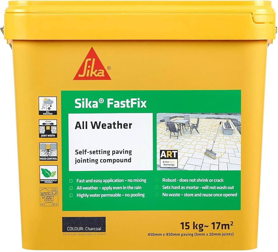 Sika FastFix All Weather Self-Setting Paving Jointing Compound – Ready to Use – No Mixing Req... | Amazon (UK)