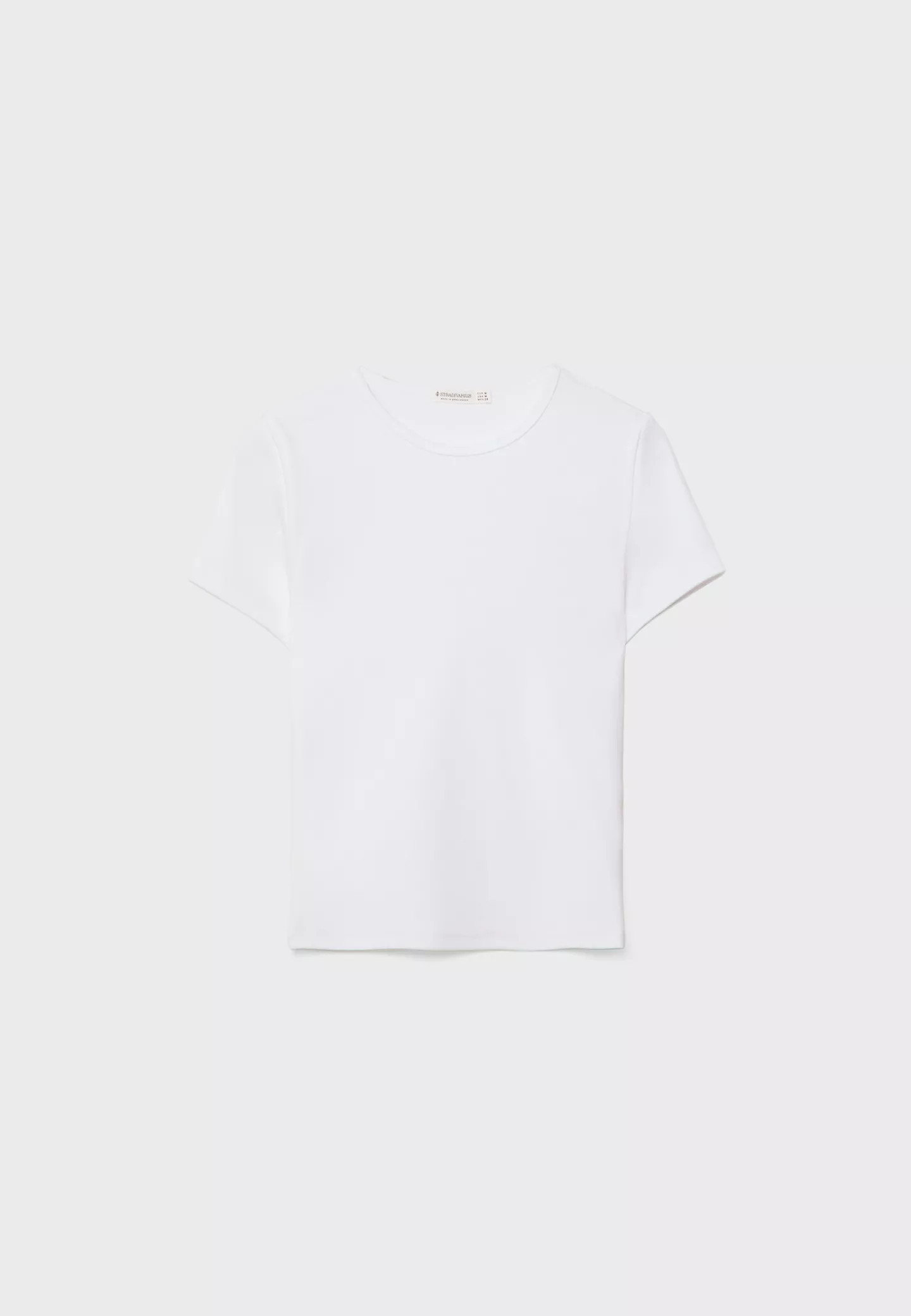 Slim fit basic t-shirt | Stradivarius (UK)