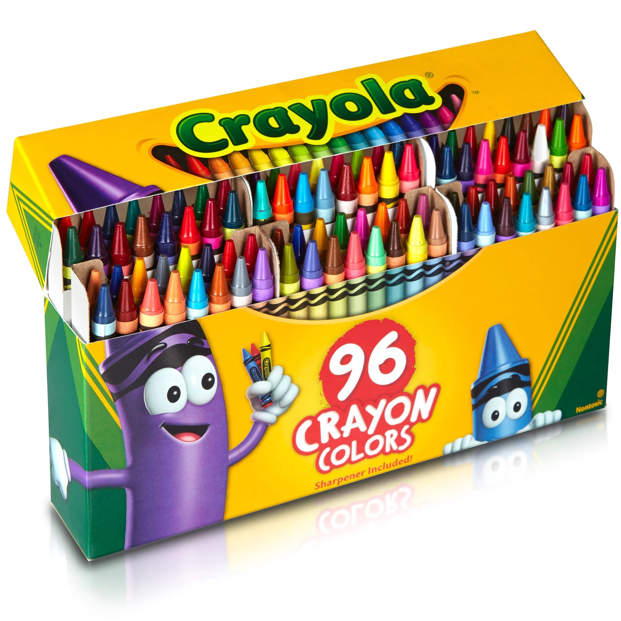 Crayola Crayon Set, 96 Ct, Back to School Supplies, Classroom Supplies for Teachers, Art Gift - W... | Walmart (US)