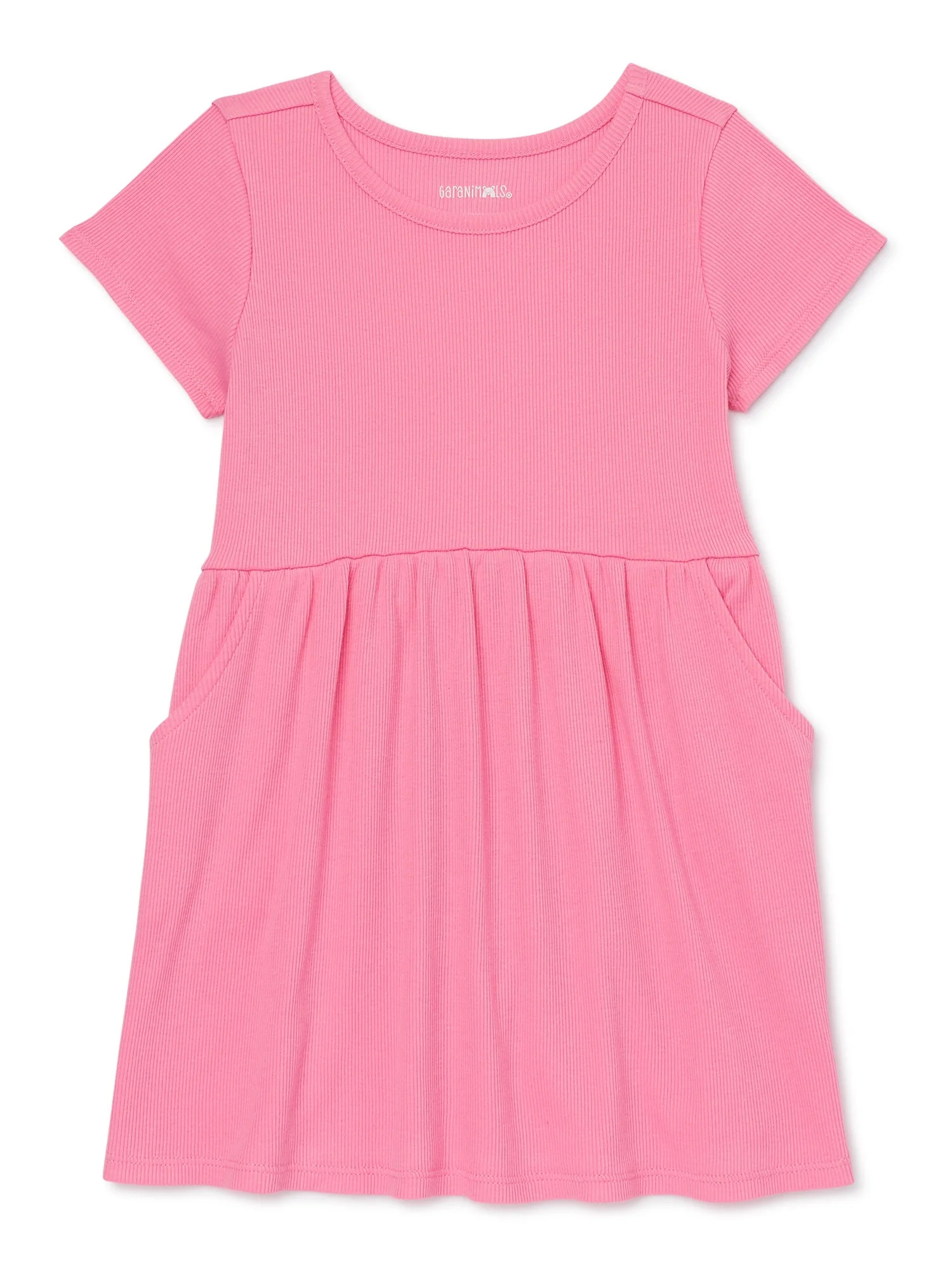 Garanimals Toddler Girl Solid Skater Dress, Sizes 12M-5T - Walmart.com | Walmart (US)