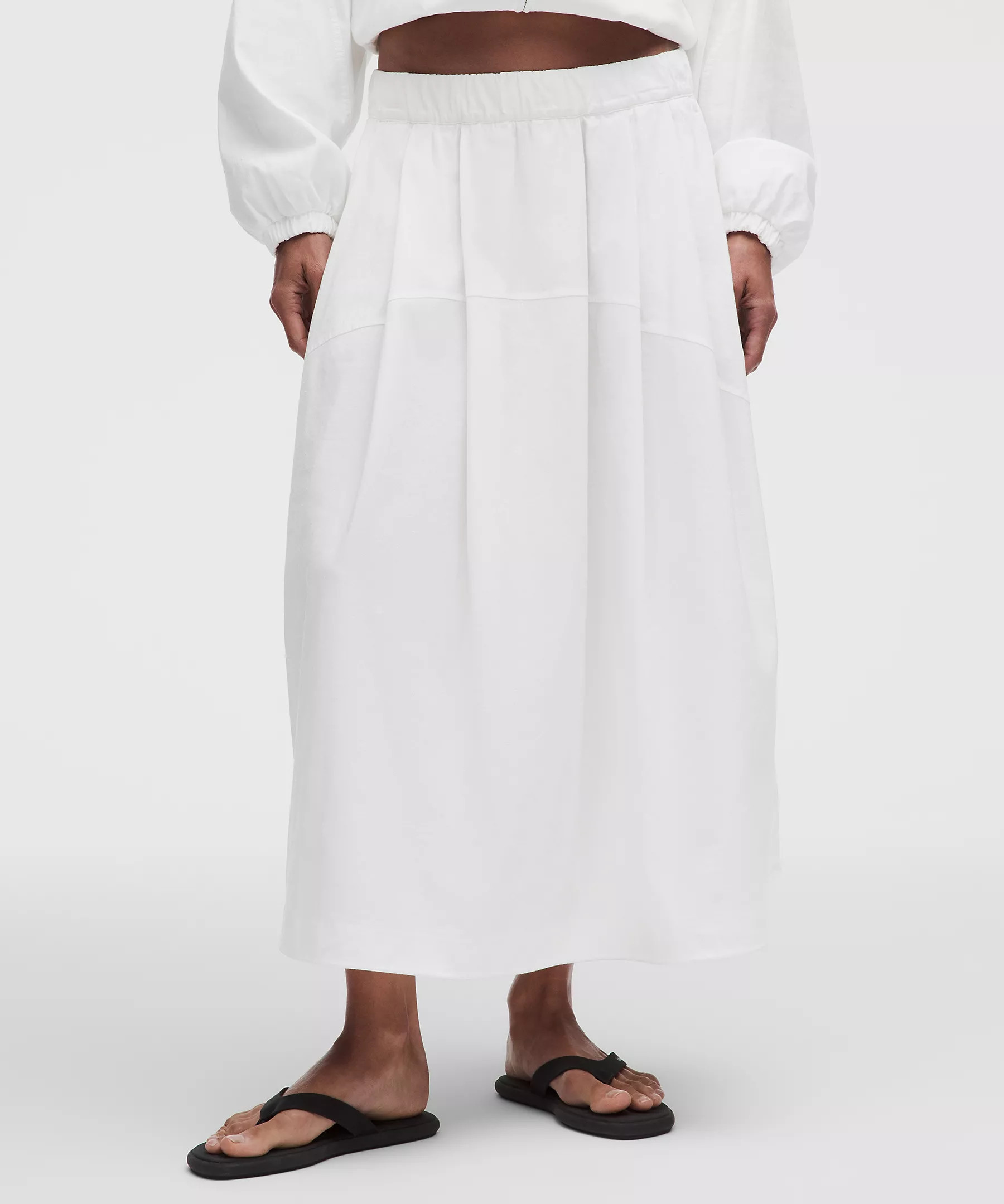 LuluLinen Adjustable-Hem Maxi Skirt | Lululemon (US)