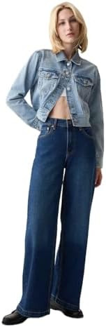 GAP Womens High Rise Stride Denim | Amazon (US)