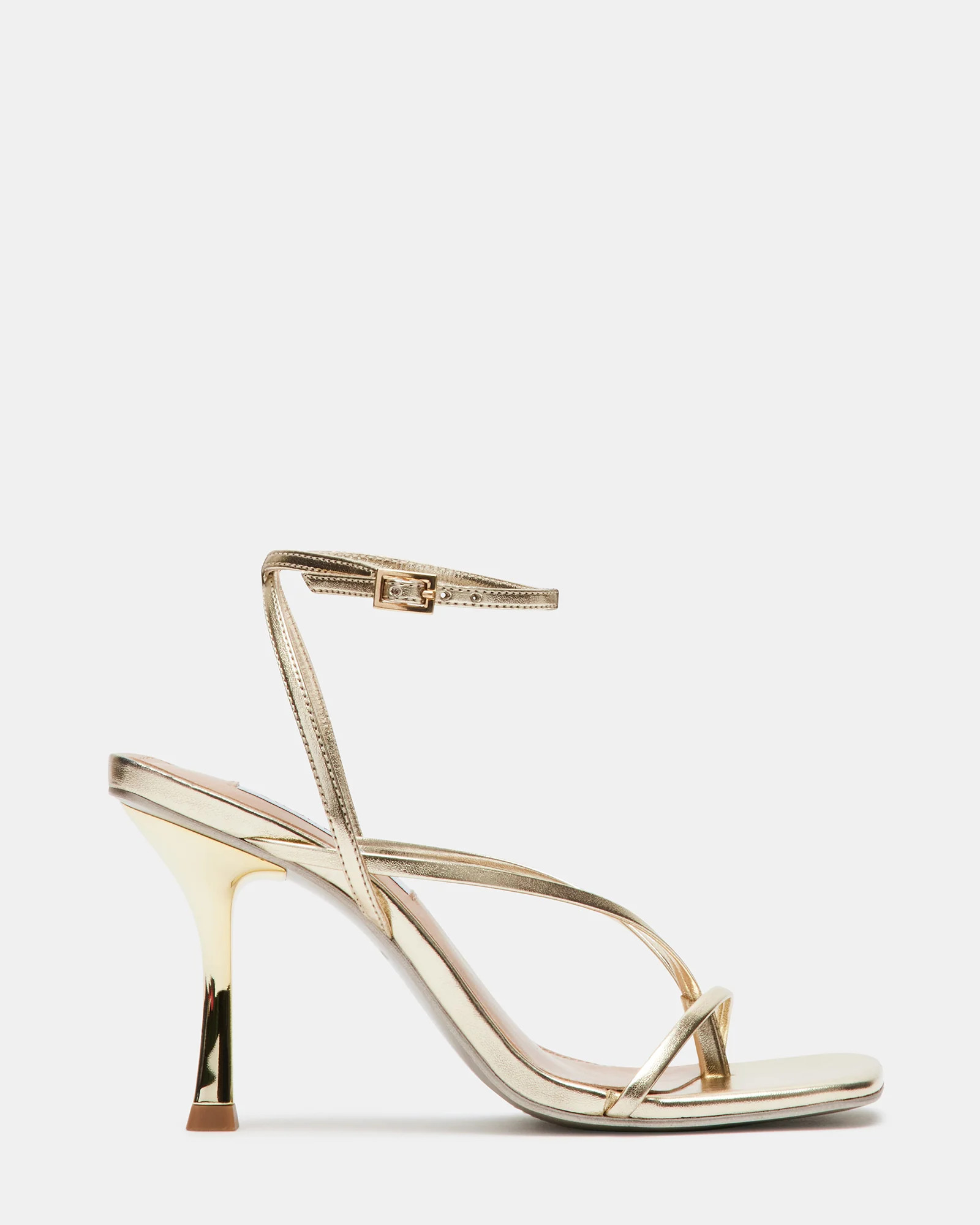 Steve Madden Women's Annie Thong Heels - Champagne - Size 6.5 - Leather | Steve Madden (US)