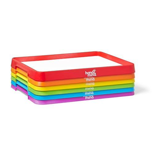 hand2mind Magnetic Dry Erase Activity Trays, Stackable Trays for Classroom, Magnetic Letter Trays, White Boards for Kids, Science of Reading Classroom Materials, Teacher Classroom Supplies | Amazon (US)
