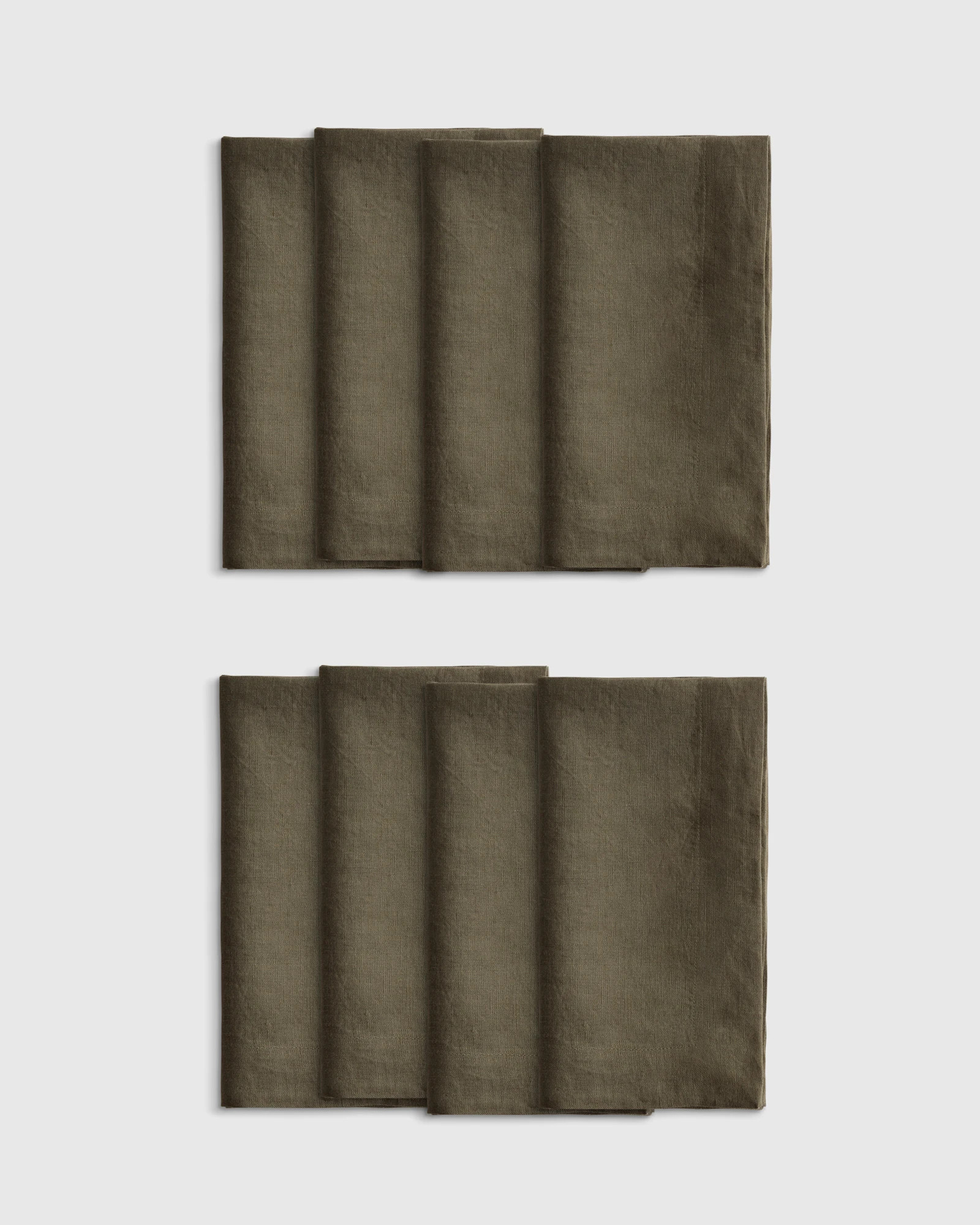 European Linen Wide-Hem Napkins (Set of 8) | Quince