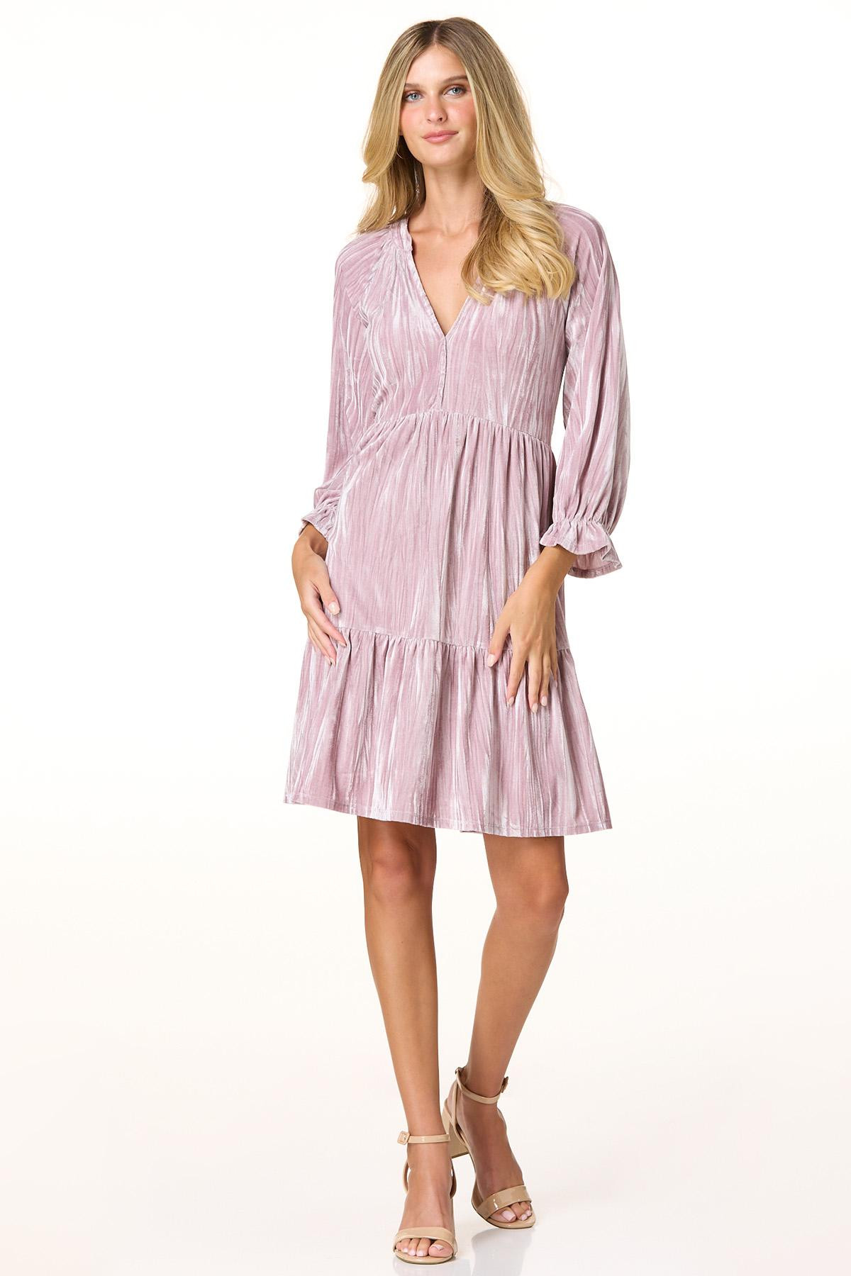 Velvety Swing Dress | Cato Fashions