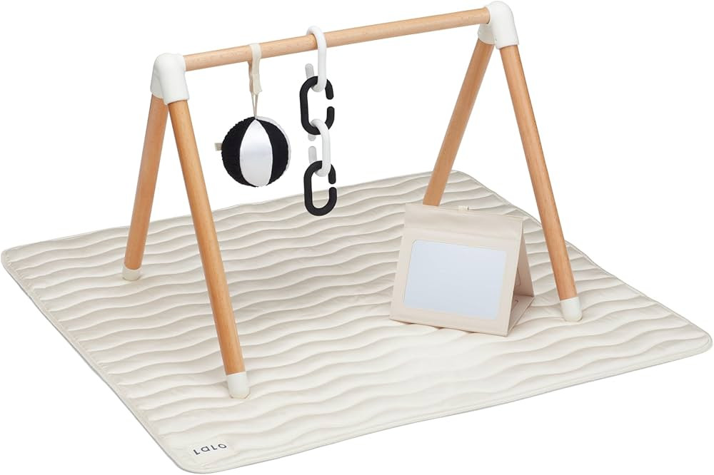 Lalo Baby Gym & Playmat for Babies and Toddlers - Eco-Friendly Oatmeal Playmat - Baby Gym & Acces... | Amazon (US)