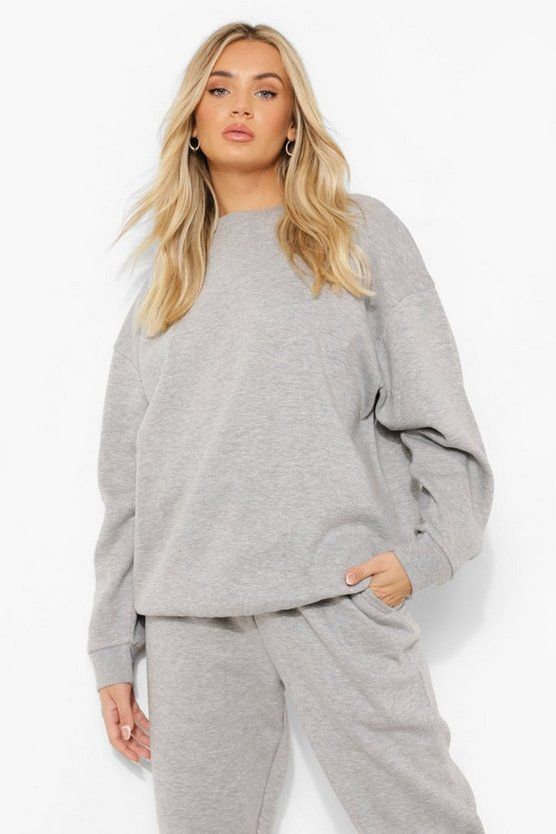 Basic Oversized Sweatshirt | Boohoo.com (US & CA)