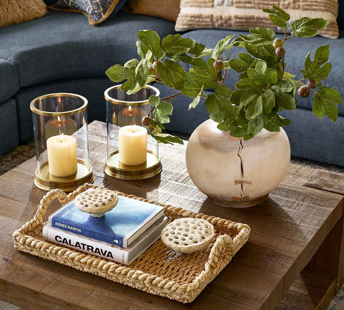 Faux Green Fig Branch | Pottery Barn (US)