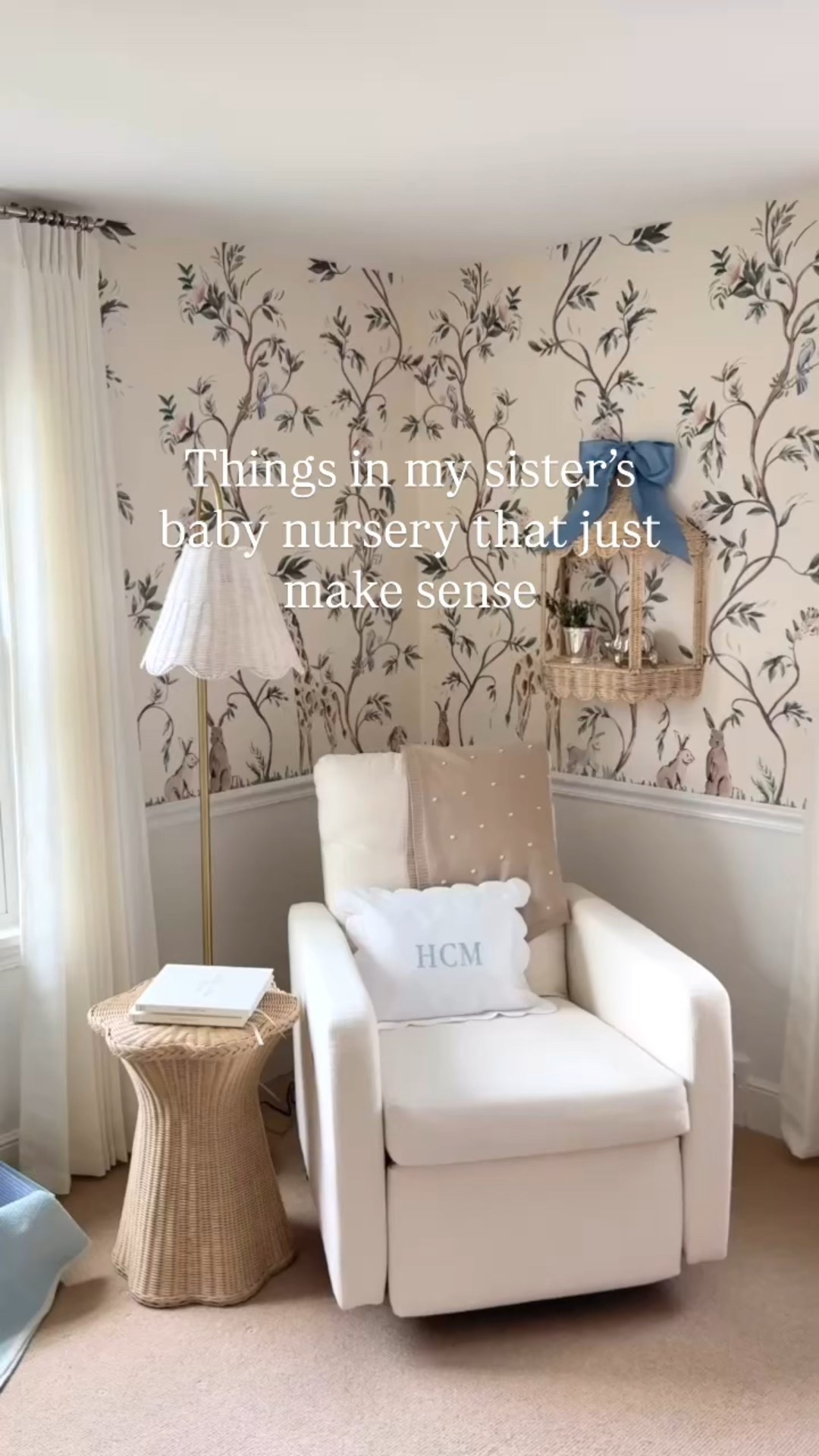 Things in my sister’s baby nursery that just make sense! 🍼💙👶🏻