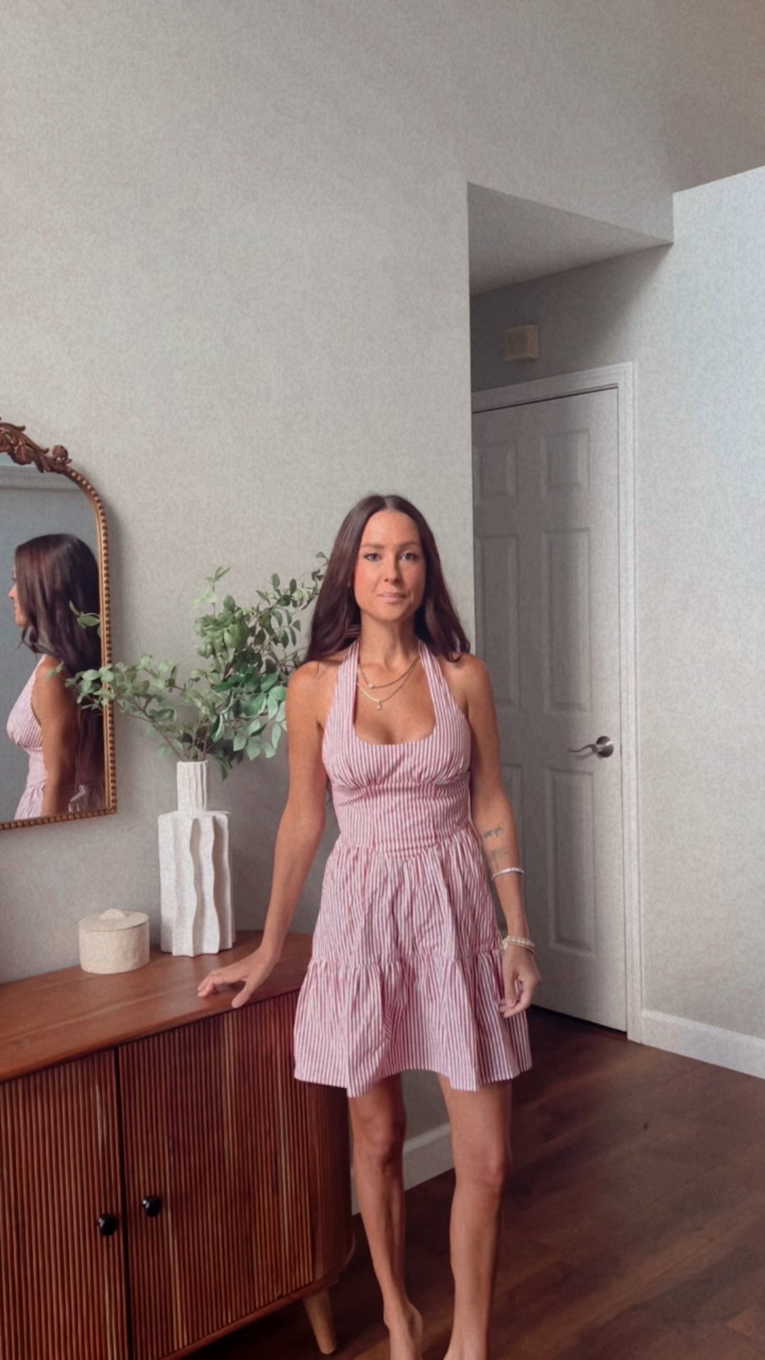 Cute red and white pinstriped dress from Target! 

Target style, Target dresses, Target summer, wild fable dresses 