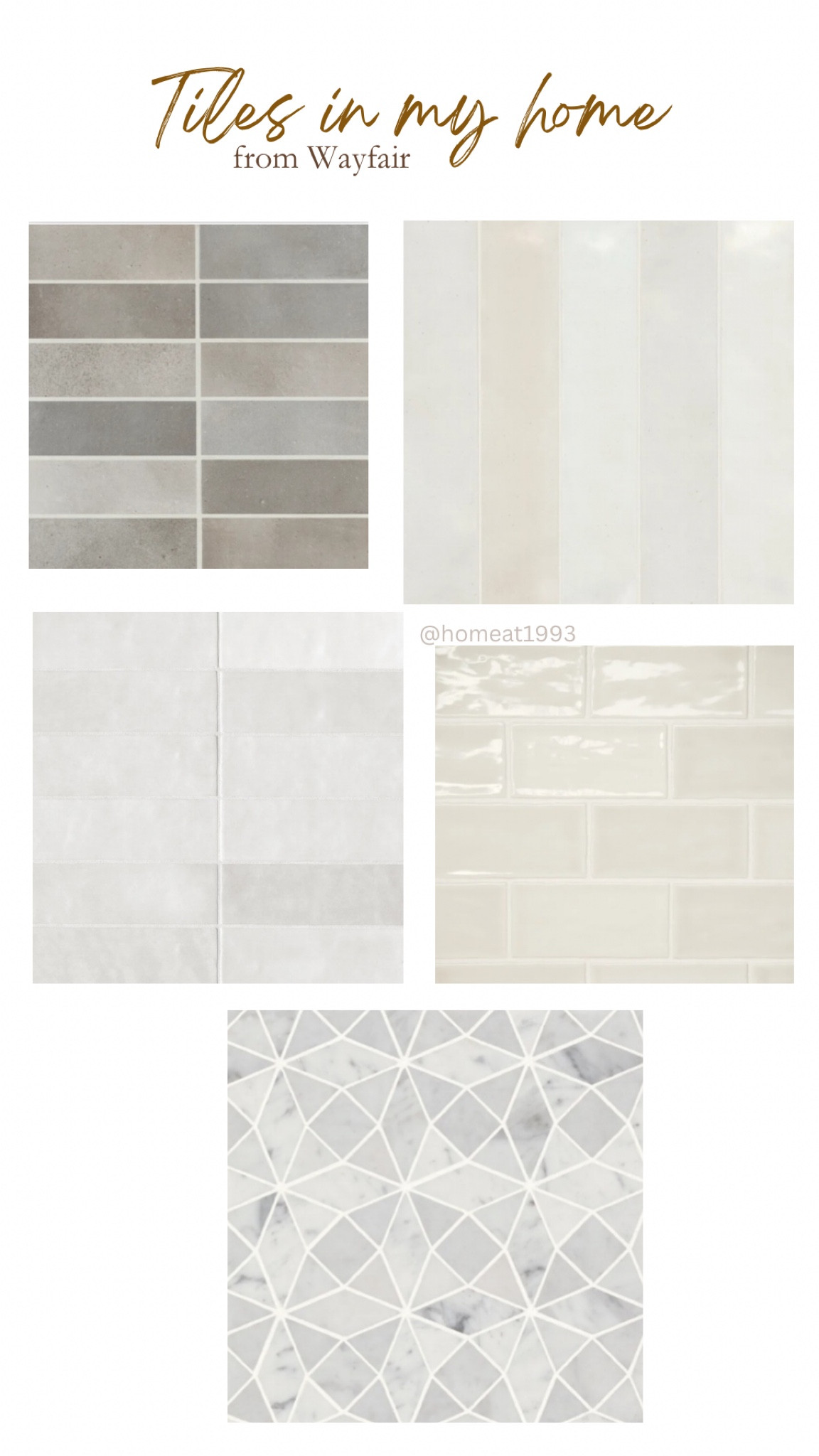 wayfair tiling, subway tile, marble mosaic 

#wayfairpartner #wayfair @wayfair 

#LTKFamily #LTKHome