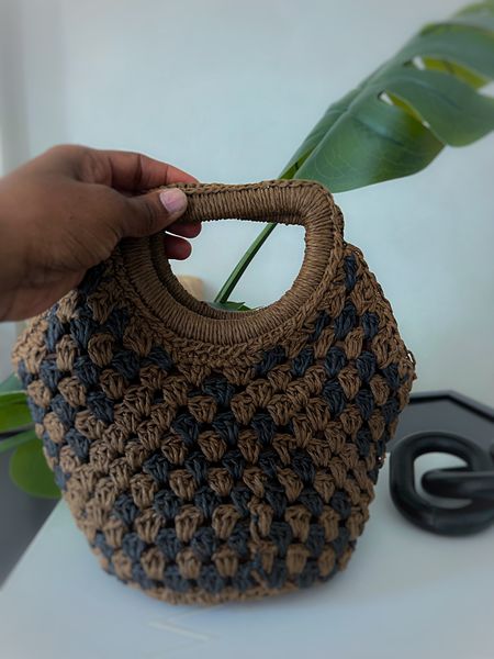 Perfect mini crochet bag for summer and vacation. 

#LTKunder100 #LTKSeasonal #LTKFind