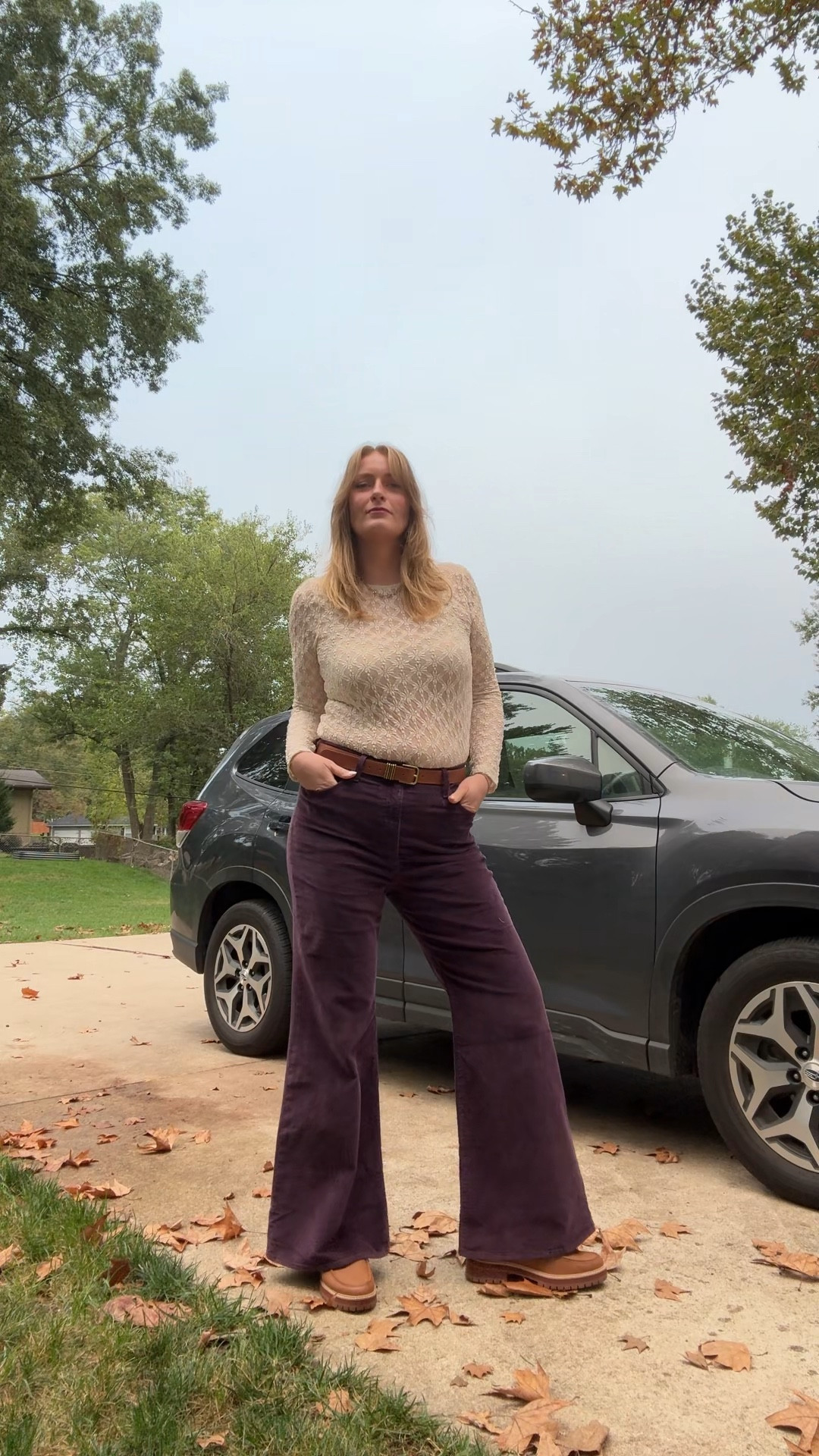 70s fall moment 🍂✨ Purple corduroy bell bottoms (Levi’s) with a sheer cream top (Target), layered jewelry (Amazon), and comfy TOMS. Perfect mix of retro + cozy.
Shop the look 👉 linked here!
#LTKFall #LTKStyle #FallOOTD #LevisDenim #TargetStyle #AmazonFashion #TomsShoes


#LTKTall #LTKSeasonal #LTKFallSale