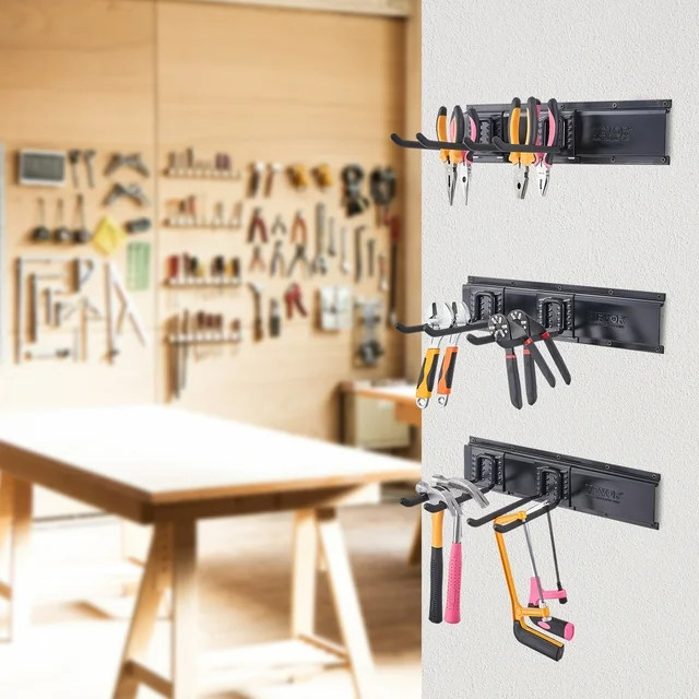 BENTISM Garage Tool Organizer Storage Rack Holder Wall Mounted Heavy Duty 600 lbs - Walmart.com | Walmart (US)